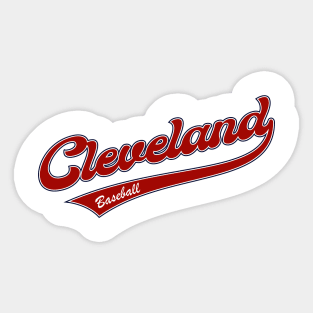 Cleveland Baseball Sticker